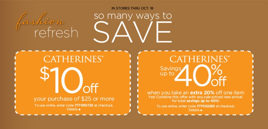 Catherine's Coupons