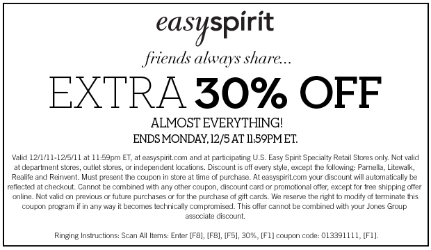 Easy Spirit Printable Coupon