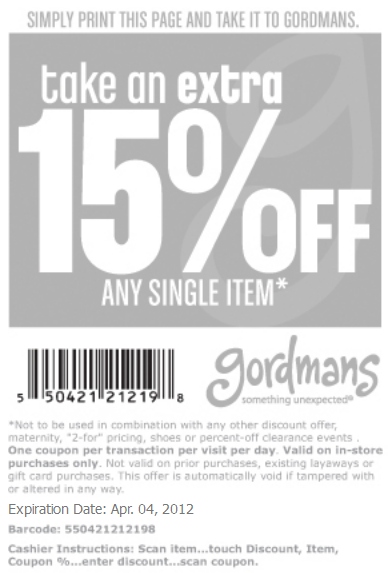 Printable Gordmans Coupons | Release Date, Price and Specs