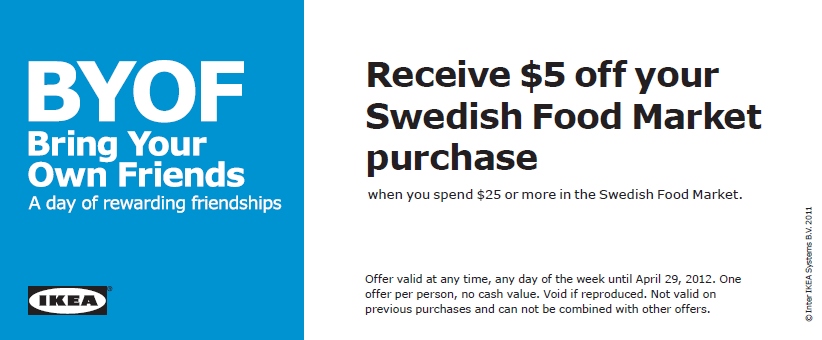 IKEA Printable Coupon