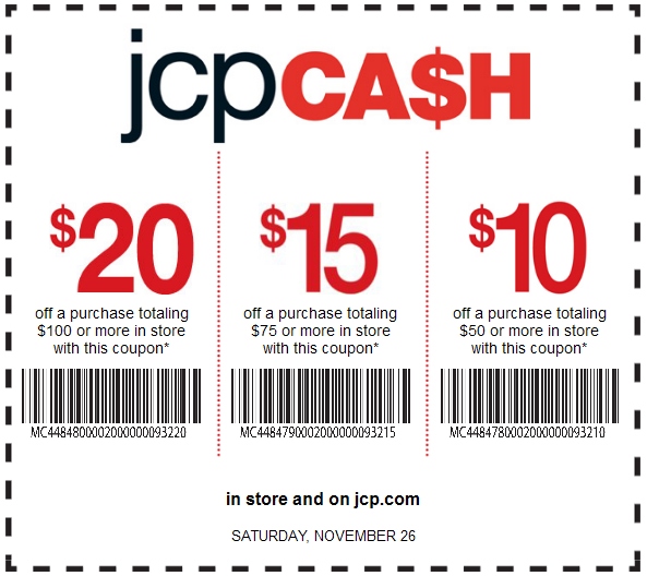 JCPenney Printable Coupon