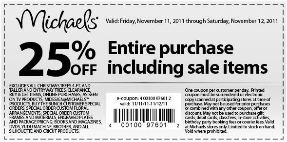 Michaels Printable Coupon