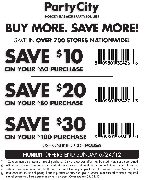 Party City Printable Coupon Expires June 24 2012