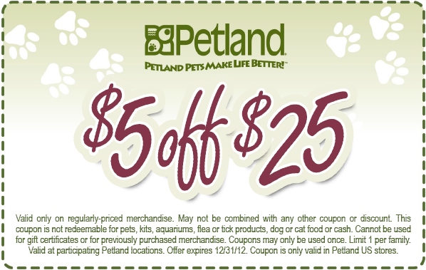 Petland Printable Coupon