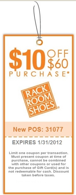 Rack Room Shoes Coupons Printable 2018 Coupon Code Melissa