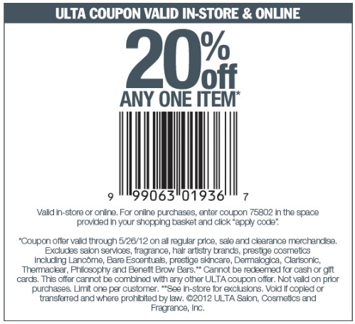 Ulta Printable Coupon