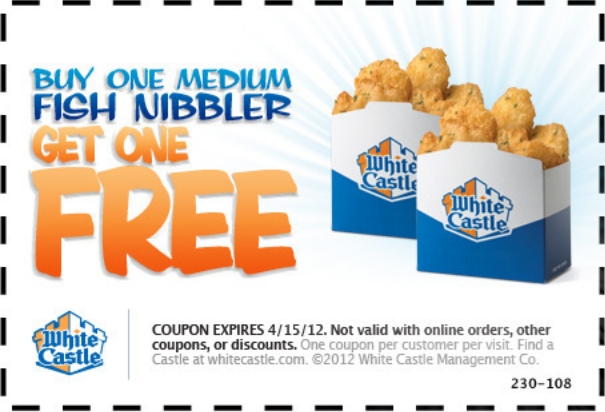 White Castle Printable Coupon