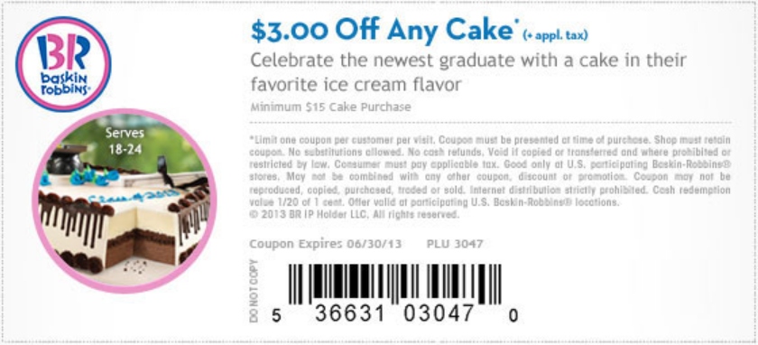 Baskin Robbins Printable Coupon