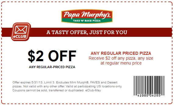 Papa Murphy's Printable Coupon